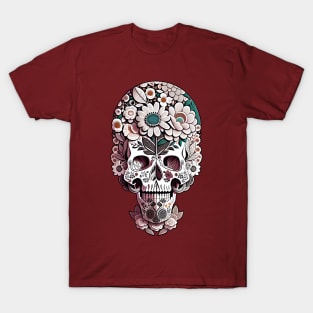 skull flower T-Shirt